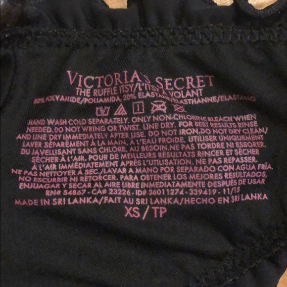 Black cheeky bikini bottoms - Picture 3 of 3